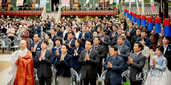  이미지 출처_경기도 남양주 봉선사에서 개산 1056주년을 맞아 개산대제(開山大齊)를 봉행하고 있다.