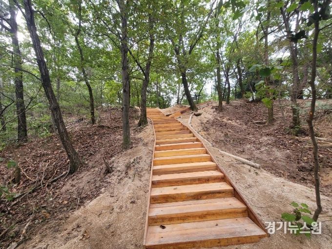 목재계단보수후