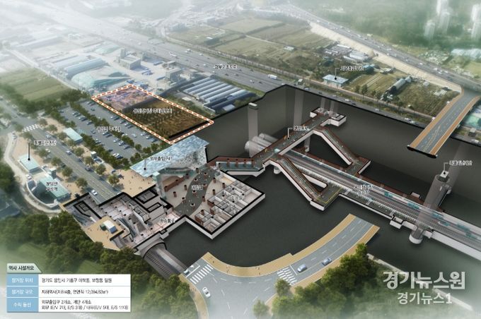 GTX 구성역 종평면도