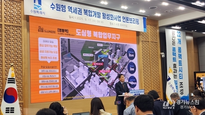 살기 좋은 수원, 미래성장거점으로 대전환…“역세권에서 도시의 미래를 짓다”
