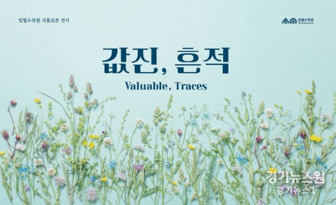 일월수목원 기획 전시 ‘값진, 흔적’ 홍보물.