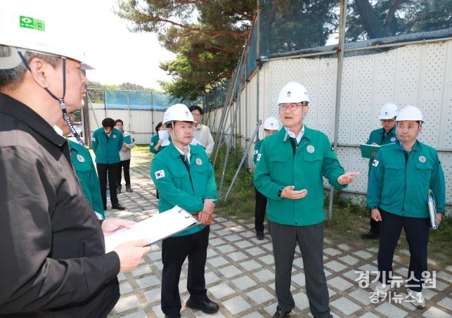정선용 충북도 행정부지사, 도급 건설현장 특별 안전점검