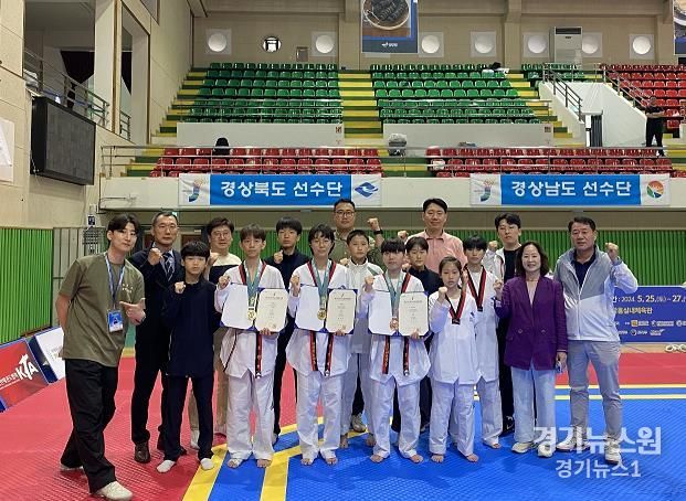 성주군, 제53회 전국소년체육대회 출전해 금3·은1·동2, 태권도 종합 2위 쾌거!