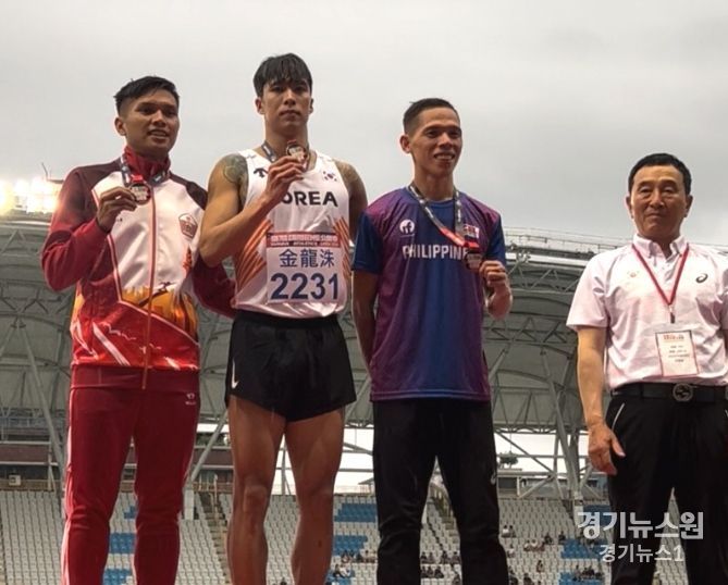 익산시청 육상팀 김용수 선수, 국제대회 금메달 획득