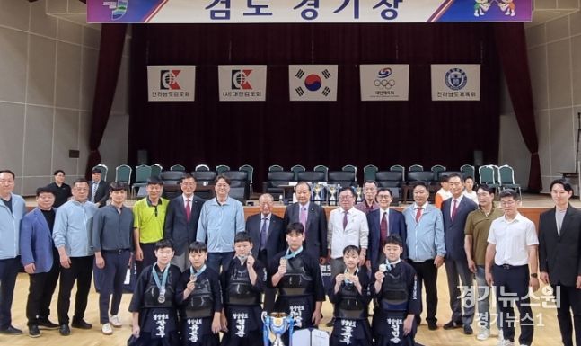 사천시 검도선수단이 맹활약한 경상남도 검도 대표팀 12세 이하부 최초 입상