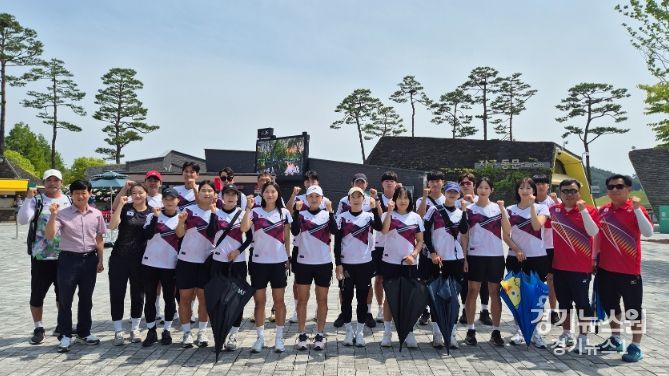 소프트테니스 국가대표 선수단, 순천만국가정원과 뜨거운 만남