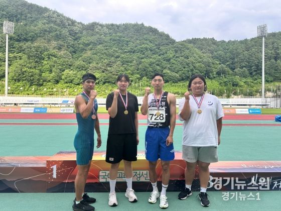 익산시청 육상팀, 전국육상선수권대회 석권