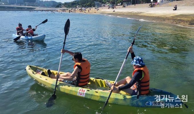 해수욕장 사진- 여수 웅천
