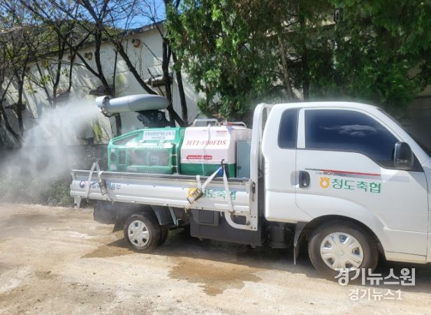 추석명절 대비 가축전염병 차단을 위한 일제 소독
