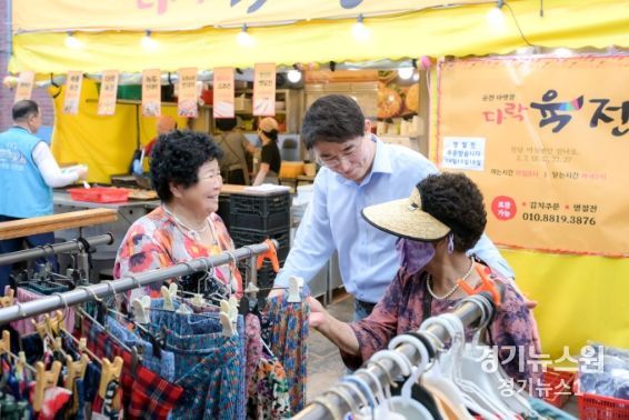 노관규 순천시장, 추석명절 맞아 전통시장 방문해 민생 ‘살펴’