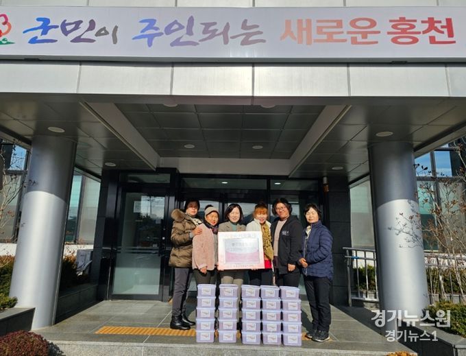 두촌생활개선회, 불우이웃돕기 성금 및 현물 전달