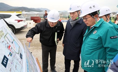 초정~화명 광역도로 공사현장 방문