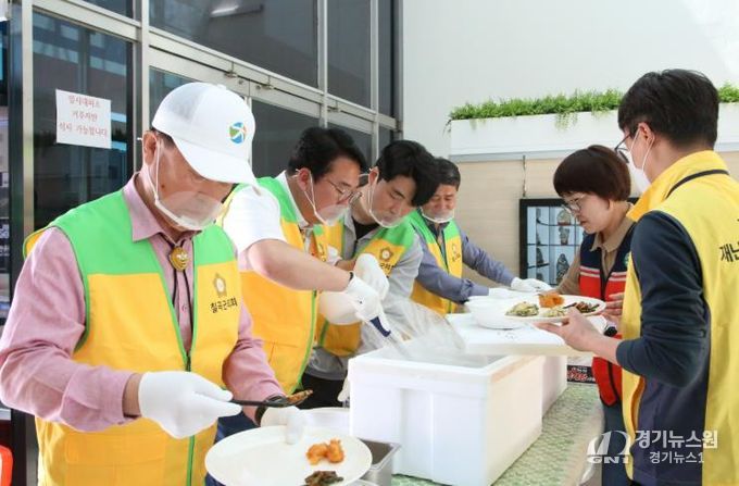 청송산불재해구호봉사활동
