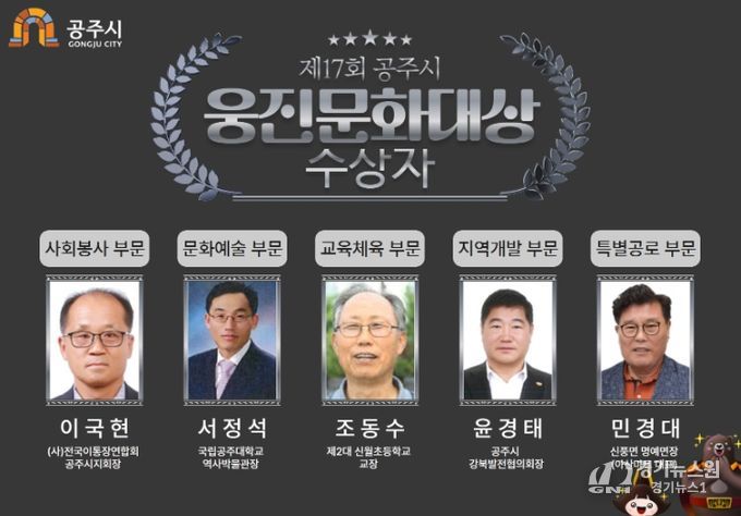 제17회 웅진문화대상 수상자 선정