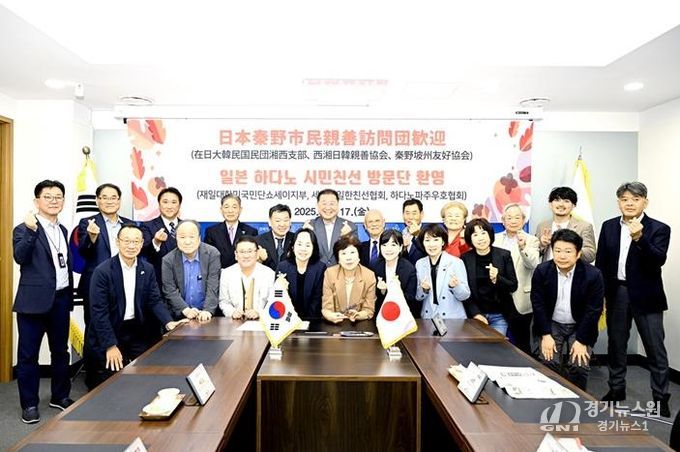 일본 하다노 시민 친선 방문단, 파주시 내방