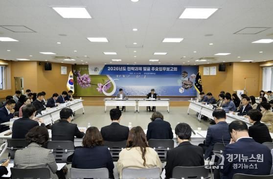 영덕군 2026년도 전략과제 발굴을 위한 주요 업무보고회.