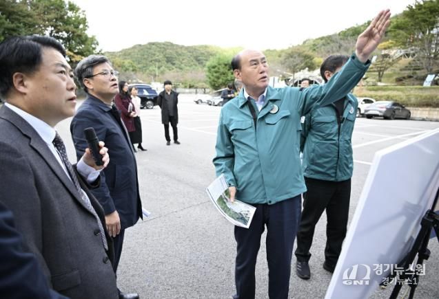 박형덕 동두천시장, 공원녹지분야 주요 건설사업 현장 점검