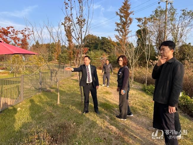 완주군의회 성중기 의원, 모아미래도(2차) 배수문제 해결 위한 현장 방문