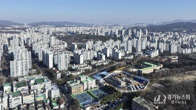 분당 노후계획도시 전경