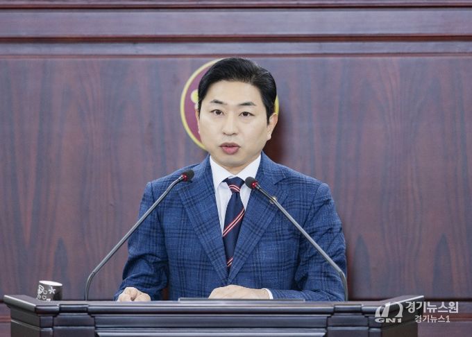 김종복 의원 5분발언모습