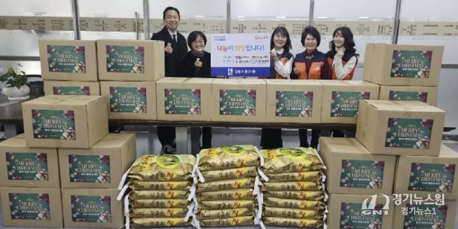 수원시 영통구 광교1동, 더사랑의 교회와 함께 연말 이웃사랑 나눔 활동 전개