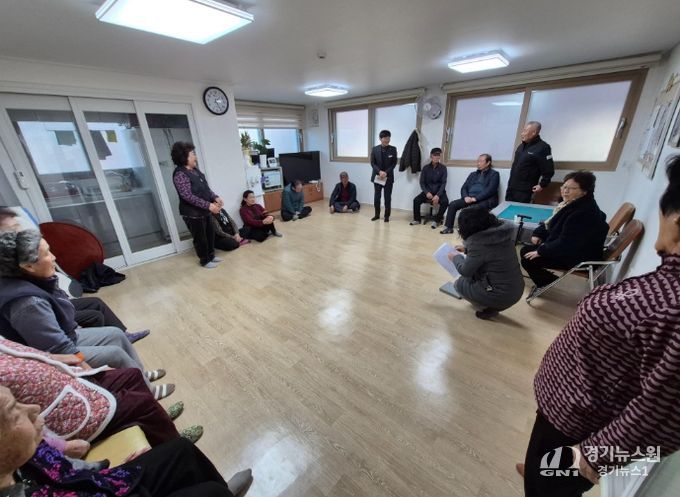 대월면, 병오년 새해맞이 경로당 방문