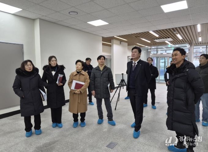 용현3동 행정복지센터 신축 공사 현장점검