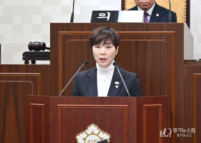 제291회 임시회 제1차 본회의에서 김미희 의원 5분 자유발언 모습