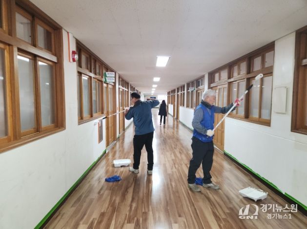 학교 시설지원 모습