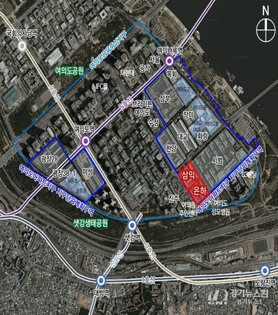 위치도 (영등포구 여의도동 51·52 일대)