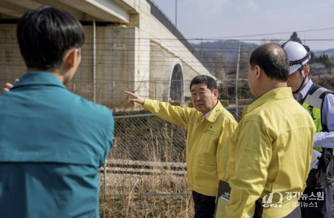 이재영 군수 현장 점검 사진