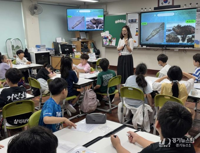 지난해 해양과학교실 수업 모습