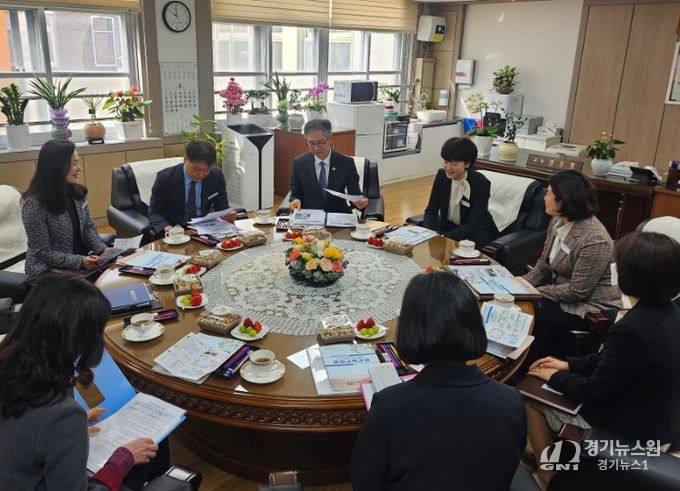 신임교장 부임 학교 방문