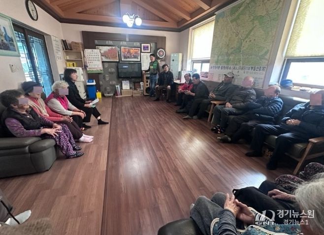 평택시 청북읍, 소통 행정을 위한 경로당 순회