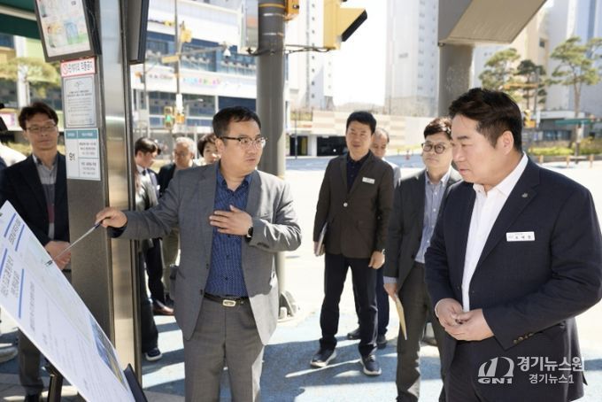 배방읍 세교리 이순신초·고등학교 일원 현장점검