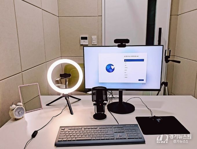 강북구 청년일자리센터 화상면접실 사진