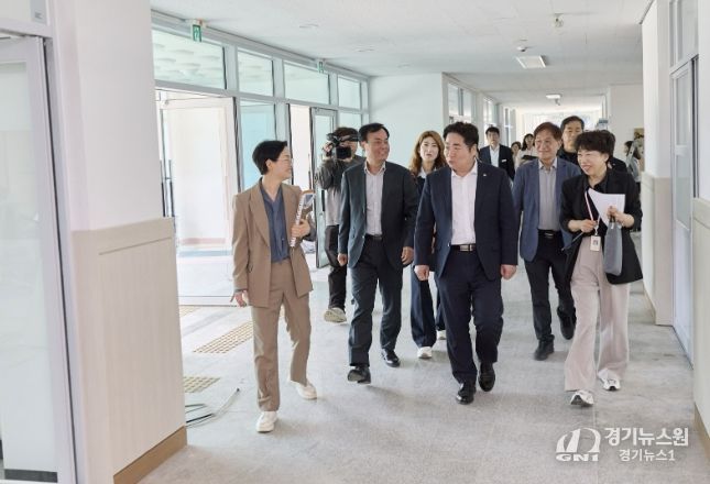 아산 다가치교육센터 조성 현장 방문